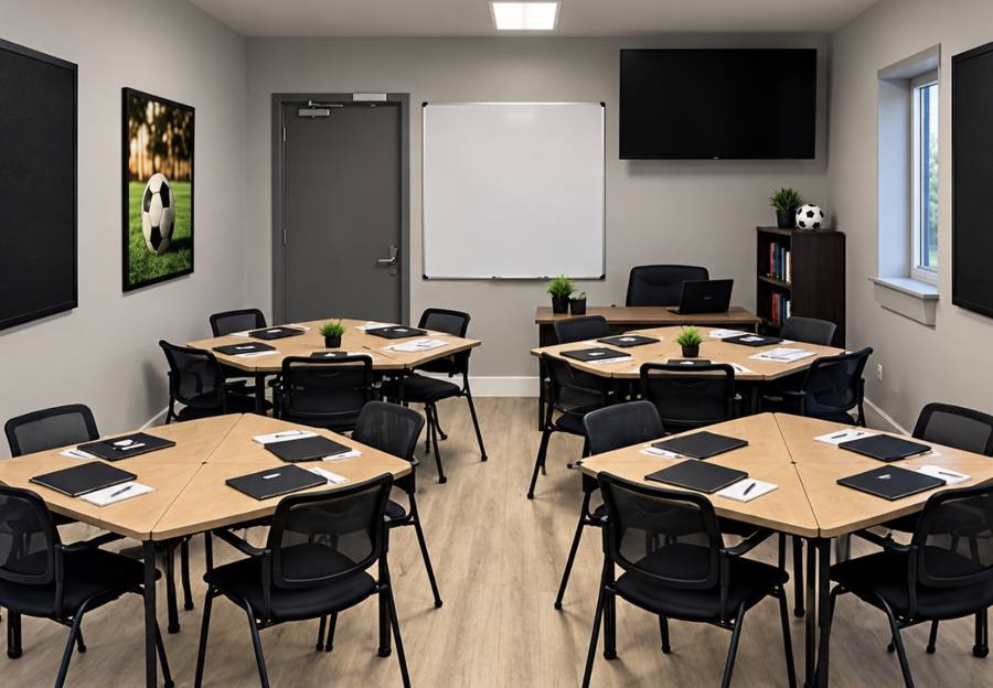 Academic classroom and study space