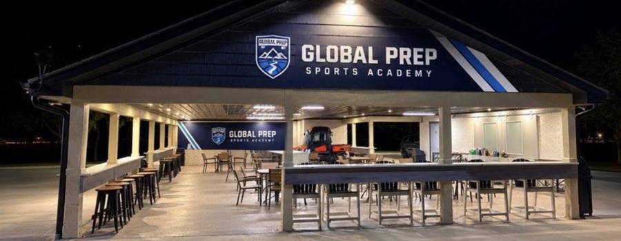 Global Prep branded pavilion at the St. Louis complex